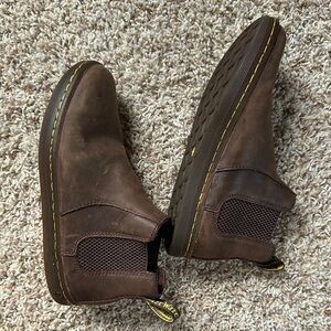 Dr. Martens Dark Brown Slip-On Boots